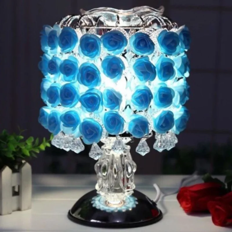 

Rose Aromatherapy Lamp Romantic Table Lamp Bedroom Incense Lighting Bedside Lamp Creative Lamp