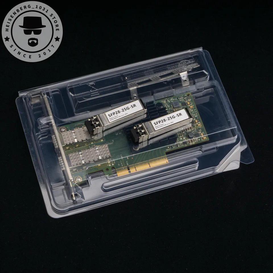 2枚　nVIDIA Mellanox ConnectX-4 MCX4121A MCX4121A-ACAT NVIDIA Mellanox Lx EN NIC 25GbE Dual-Port