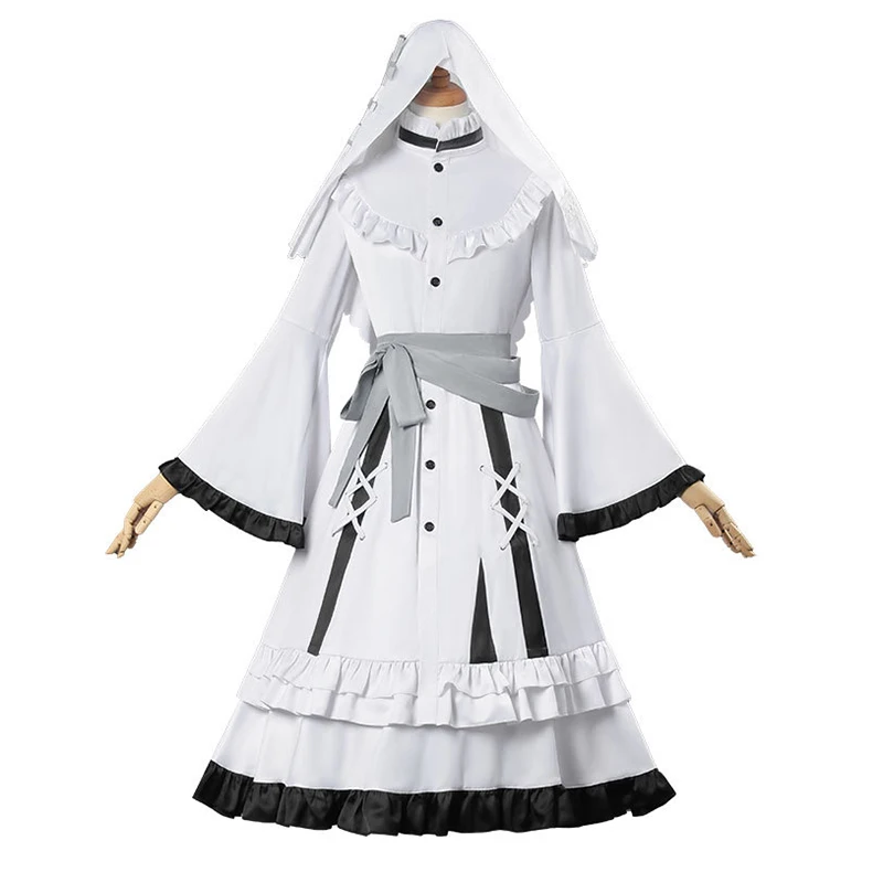Victorian-Inspired Red Lace Dress Cosplay Costume for Women