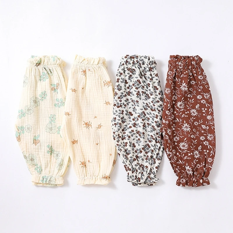 

4 Sizes Infants Cotton Leggings Summer Outdoor Toddler Multi-pattern Trousers Pants for Baby Boys Girls