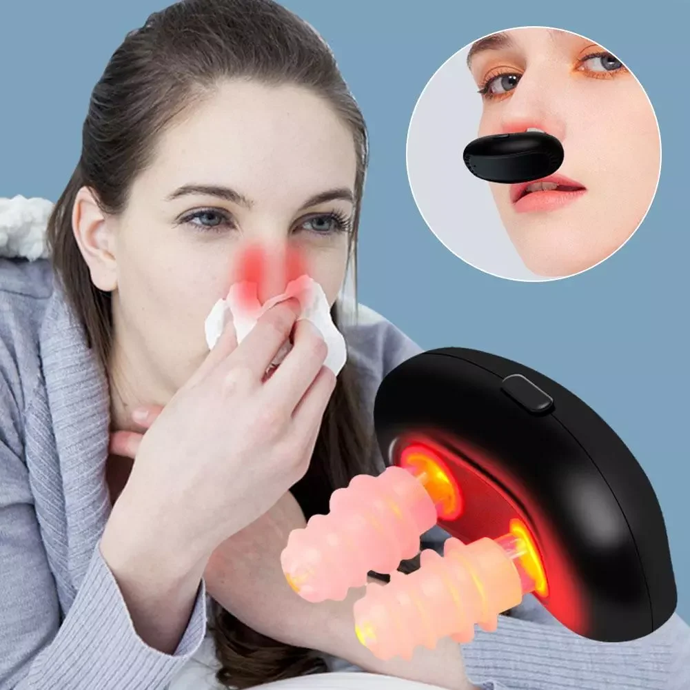 Red Light Nasal Therapy Device Reduce Symptoms Nose Care Rhinitis Device Electronic Relieve Allergy Painless For Nasitis 4