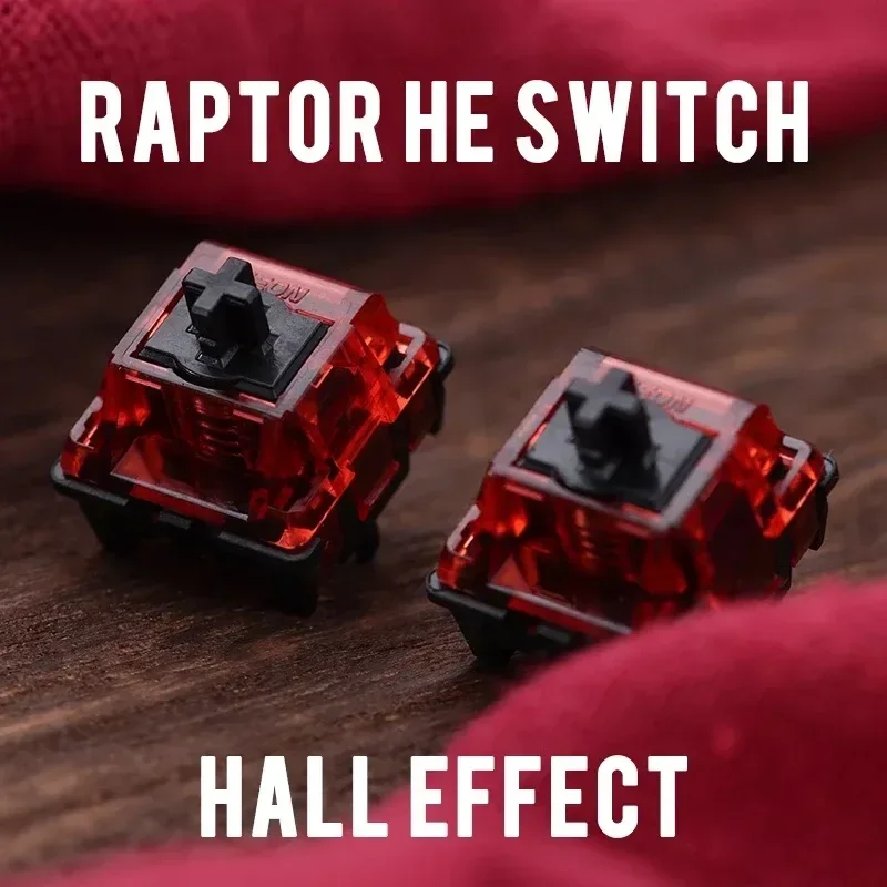 70/10 Pz Interruttore Ad Asse Magnetico 42G Raptor He Trigger Elettromagnetico Interruttore Lineare Accessorio Per Wooting 60He