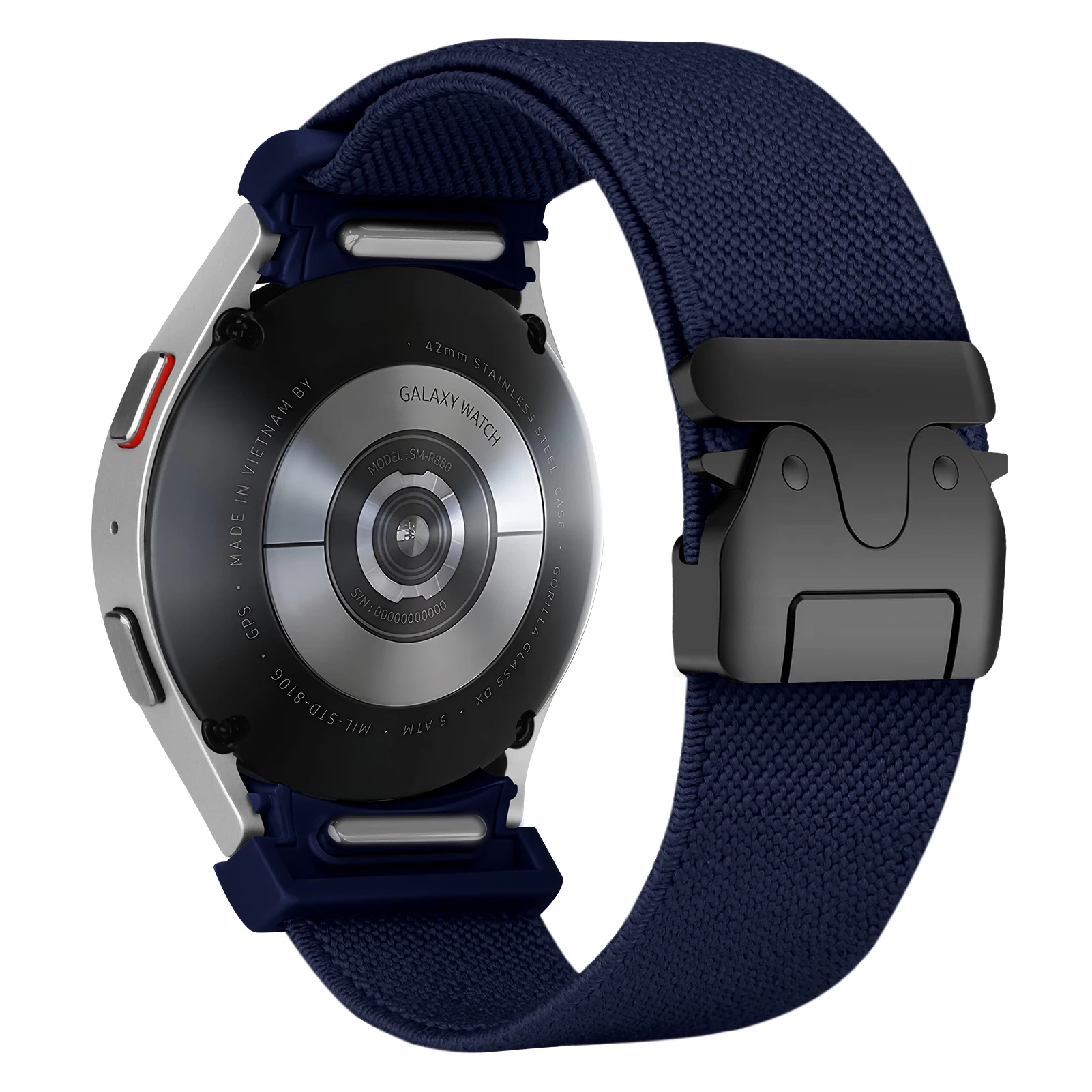 Premium Parachute Nylon Strap for Galaxy Watch - No-Gap Stretch Bracelet