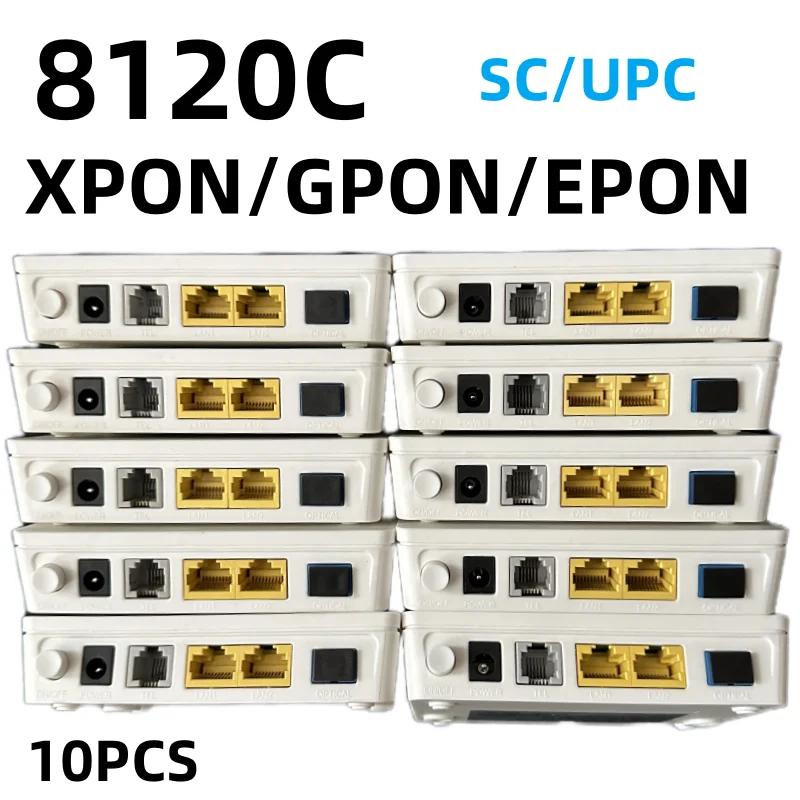 Gpon Onu Nuovo Hg8120C Ont Termianl Software Inglese Compatibile Hg8321R Ftth Gpon/Epon/Xpon Ont Modem Ottico Adatto Per Huawei