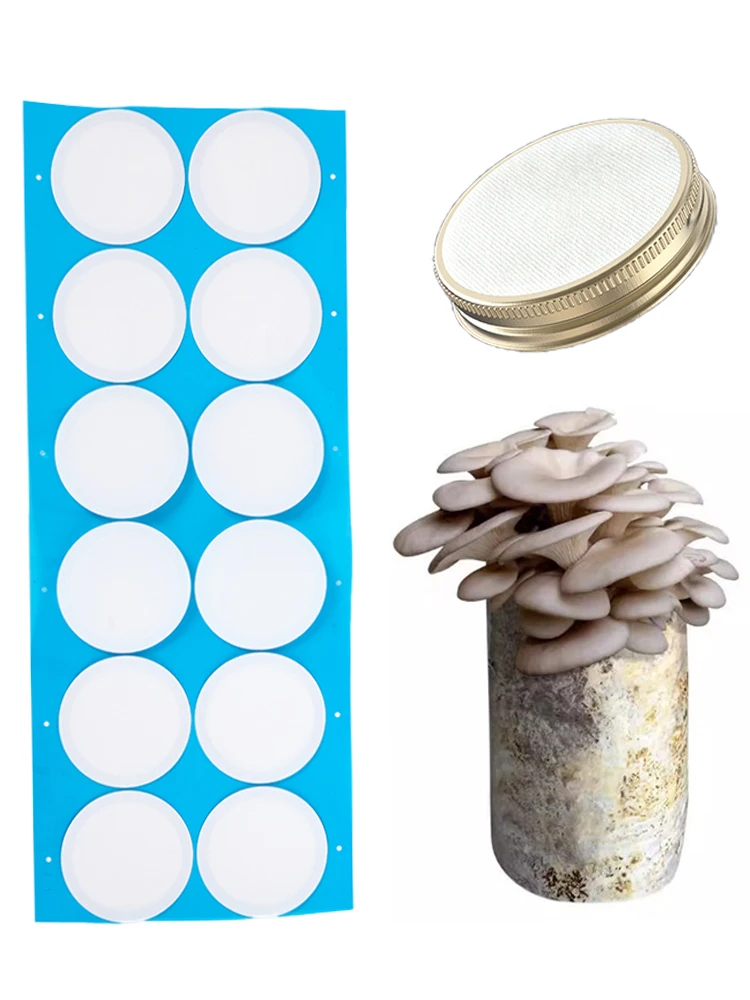 1Sheet Synthetic Paper Stickers Membrane Cultivation Waterproof Breathable Membrane Sterile Mesh Filter filter paper stickers