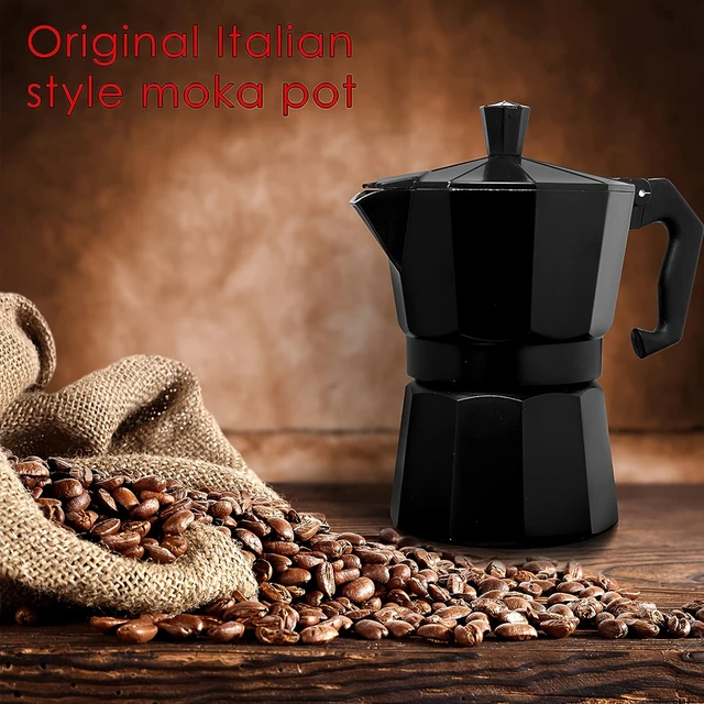 Italian Aluminum Moka Pot Espresso Type Coffee Maker Percolator Pot Stove  Top Coffee Machine Kitchen Coffeeware Tool - AliExpress