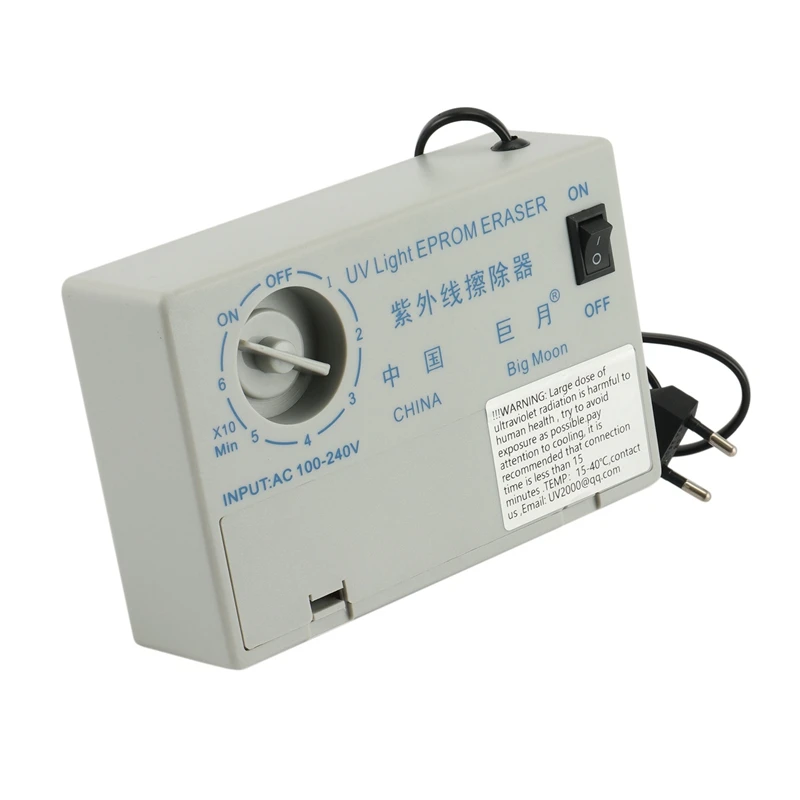 고속 자외선 지우기 UV EPROM 지우개, 자외선 지우기 타이머, EU 플러그