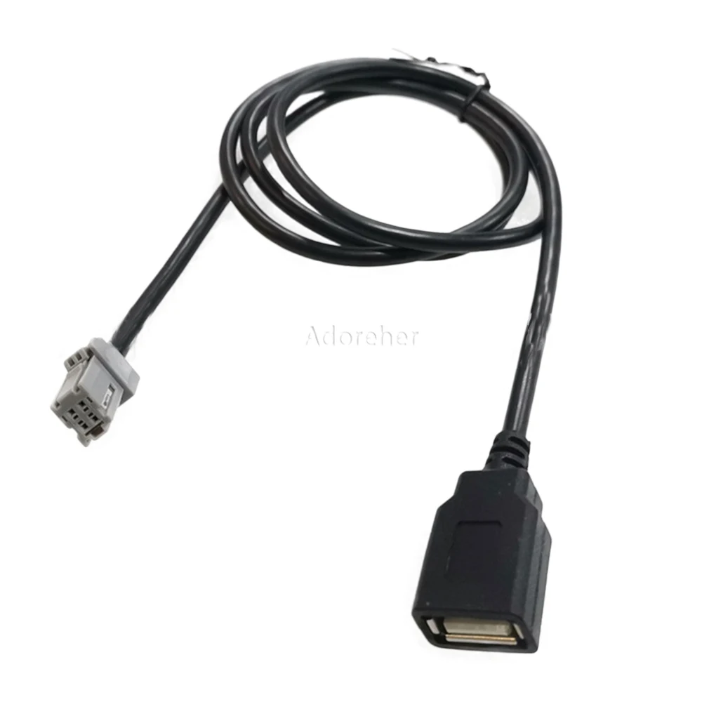 

Автомобильный USB-Кабель-адаптер, автомобильный AUX USB MP3 аудиовход, адаптер для Toyota Levin Corolla 2019-2020