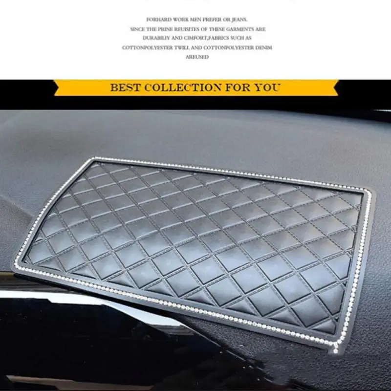 New Car Anti-slip Mat Car Dashboard Anti-slip Pads Auto Center Console Silicone Interior Dashboard Phone Storage Pads