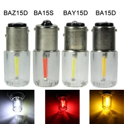 Led Bulb 1156 BA15S 1157 BAY15D 1142 BA15D P21W BAZ15D 12v 24v 2W Canbus 12 24 Volt Auto Turn Signal Lamp Tail Truck Brake Light