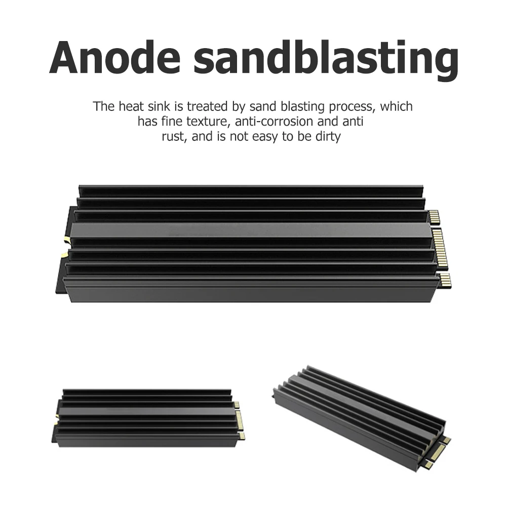 Radiador M.2 2 SSD Con Disipador Térmico NVME NO RGB 237W/mk Pad - Foto 12