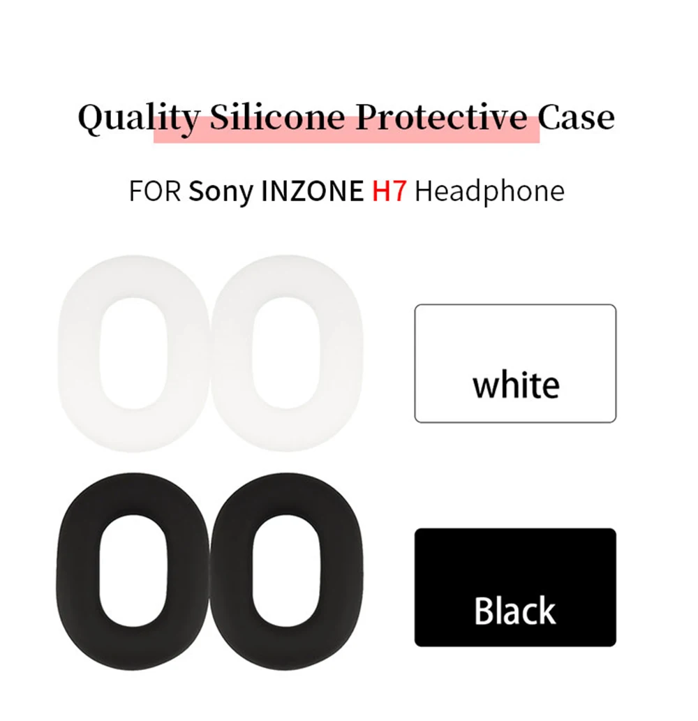Quality Headphone Cover for Sony INZONE H7 Earphone Silicone Protective Case H7 Headset Headbeam Protector Sleeve