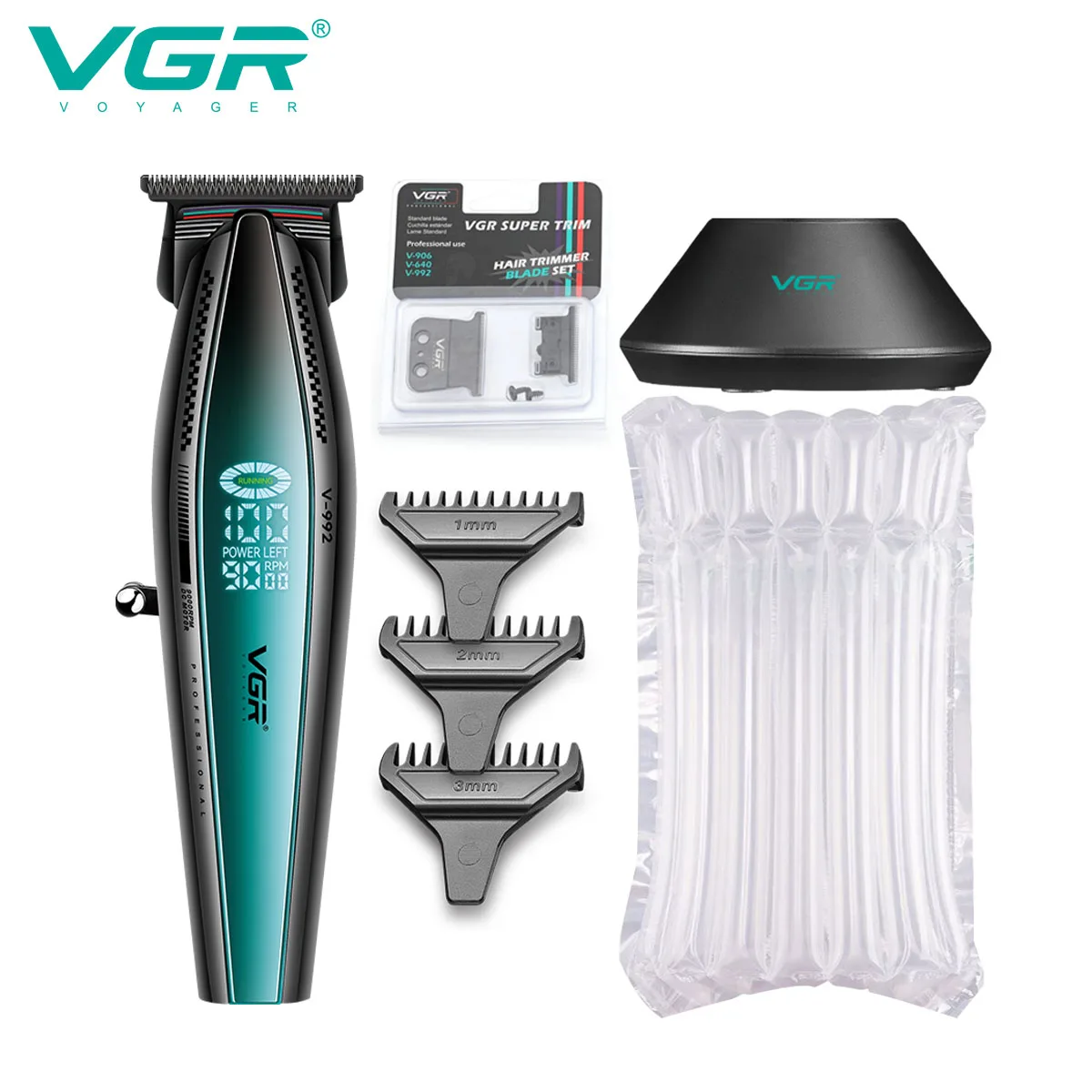 VGR ماكينة حلاقة الشعر رجال ماكينة قص الشعر ماكينة...