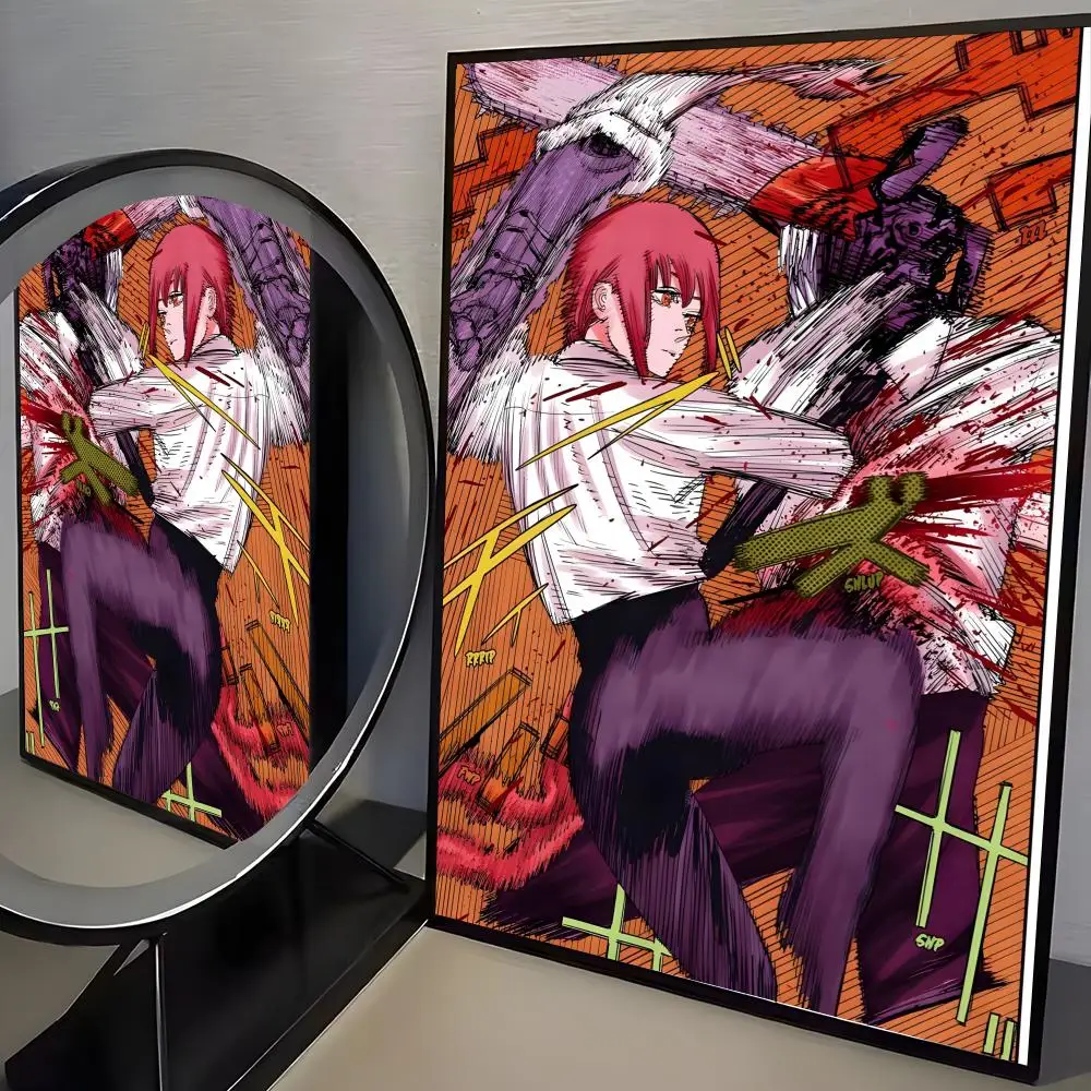 Waterproof HD Anime Art Poster - Self-Adhesive and Fade Resistant Wall Decor