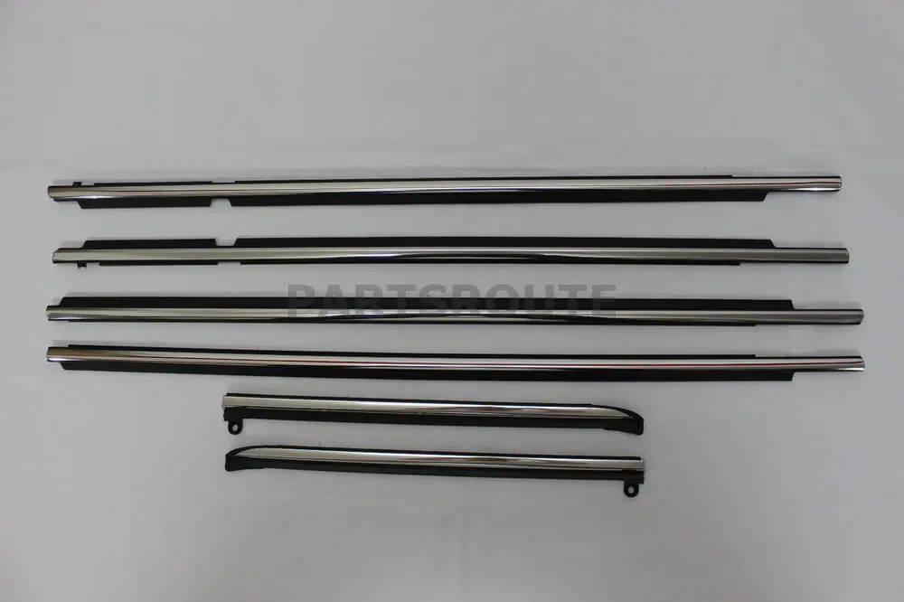 OEM 쿼터 및 도어 벨트 몰딩 크롬 세트, 도요타 랜드 크루저 프라도 FJ/LC120 2003-2009, 렉서스 GX470 2003-2009