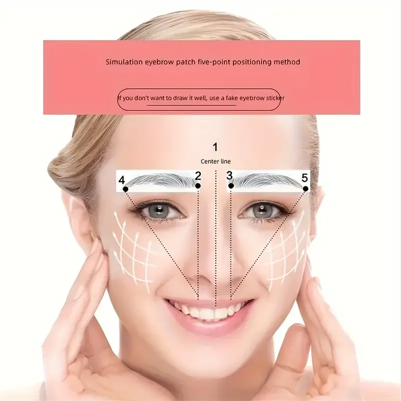 Water-based Hair-liked Eyebrow Tattoo Sticker Waterproof Long Lasting Makeup False Eyebrows Stickers for Brow Grooming Shaping tattoo sticker,makeup stickers,makeup accessories