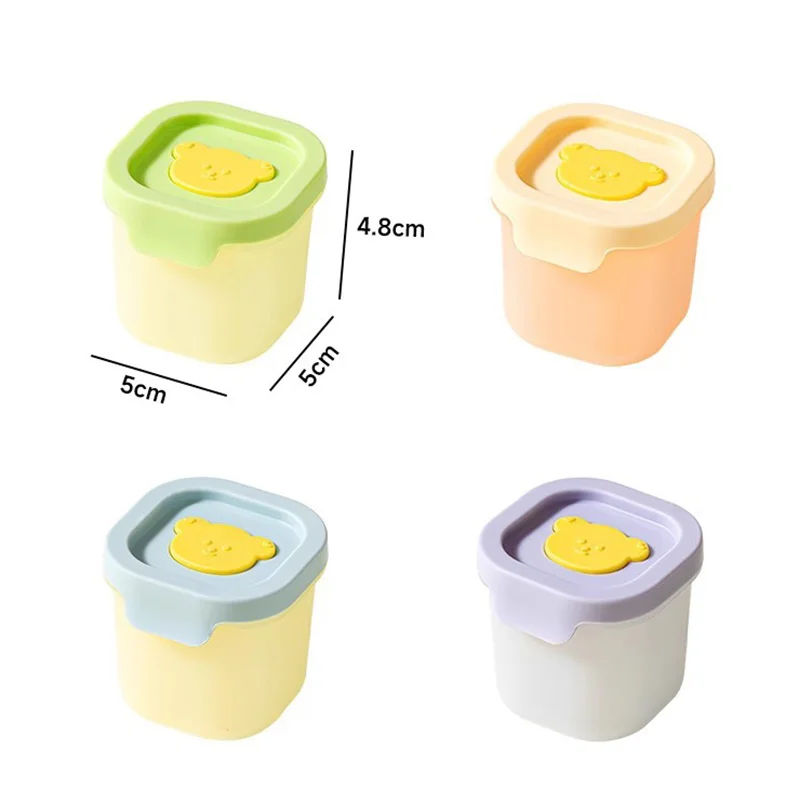 Baby Complementary Food Box Steamed Cake Mold Ice Tray Mini Box Lid