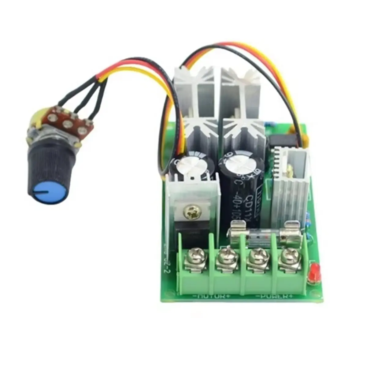 (A23G) DC10-60V 모터 속도 조절기 12V 24V 36V 48V 고전력 드라이브 모듈 PWM 모터 속도 컨트롤러 20A 전류 조절기