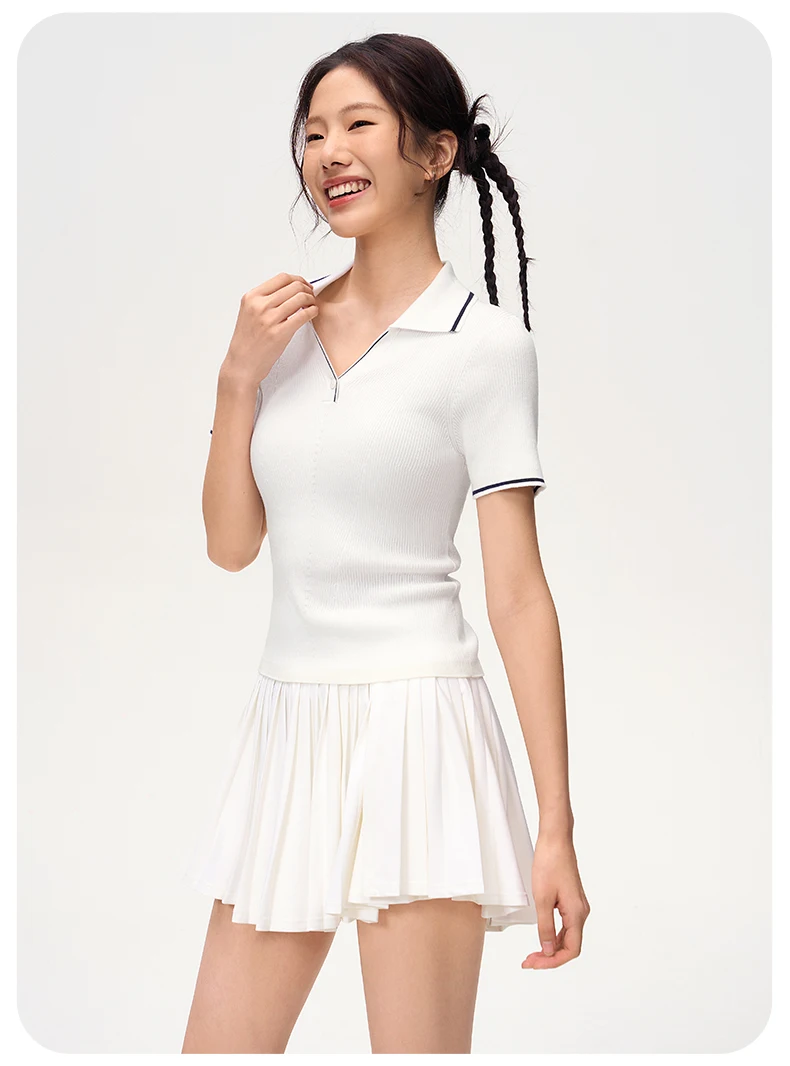 Tennis suit polo shirt cool and breathable dry sports suit short sleeved top