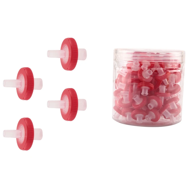 

1Set Syringe Filter PTFE Hydrophobic 13Mm Pore Size Filtration Non-Sterile Syringe Lab Filters
