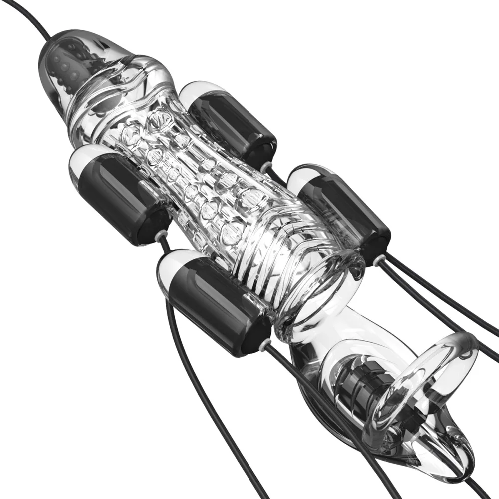 Vibromasseur de gland avec télécommande, vibromasseur de gland pour hommes, appareil d'entraînement du pénis, entraîneur de gland pour retarder l'éjaculation, sextoy_voghion.com
