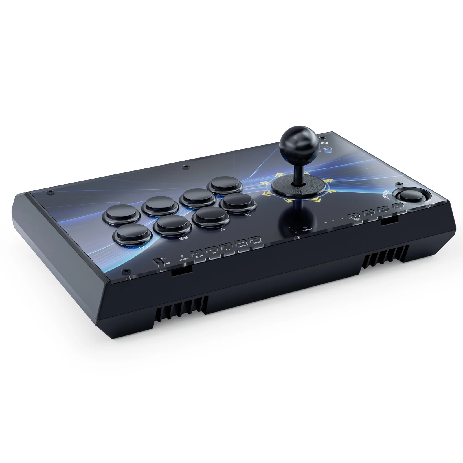 QANBA Q1-WL 아케이드 게임 조이스틱 2.4G 무선 듀얼 모드 연결 아케이드 격투 스틱 (PC/스위치/안드로이드/TV 호환)