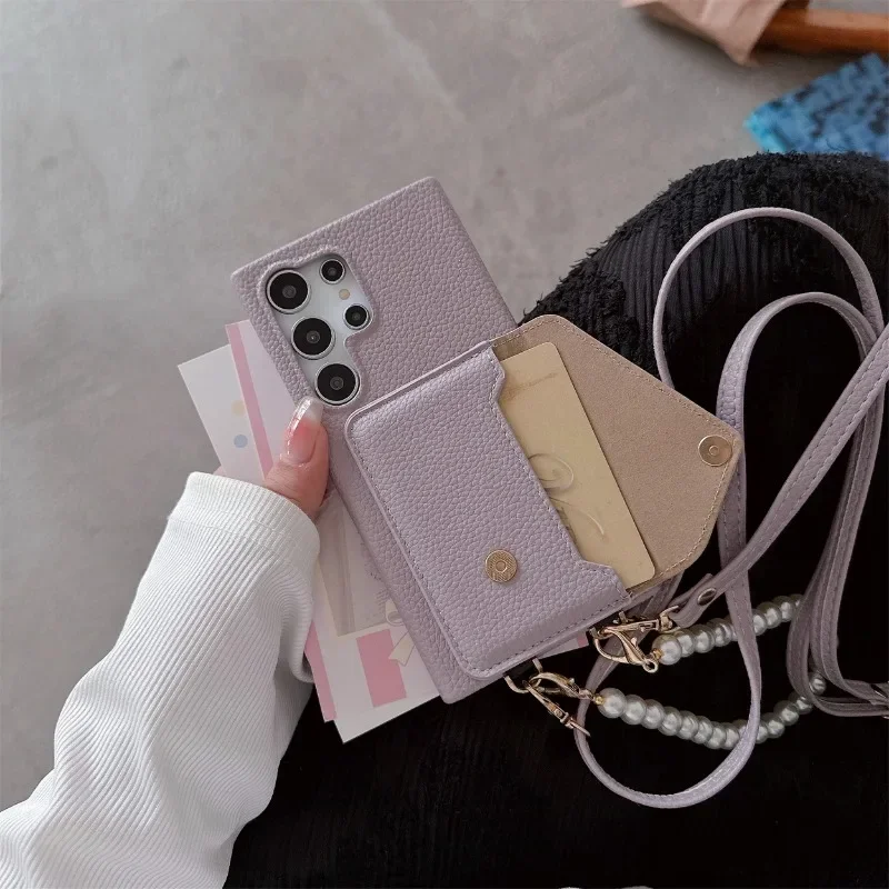 Crossbody Phone Case with Wallet Cover