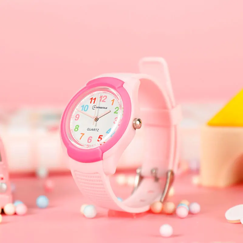 UTHAI CA18 Children's Watch Fashion Sports Quartz Watch Pink Digital Waterproof Boys Girls Kids Teenagers Students Clock Watches 2