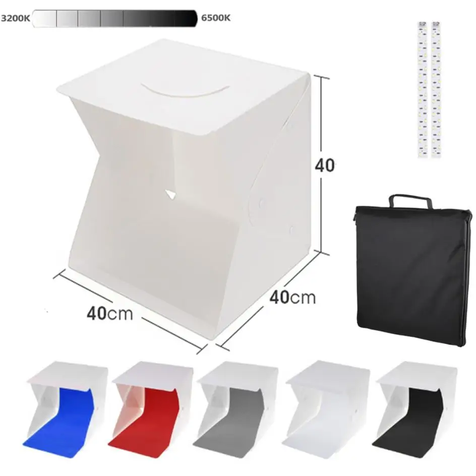 Travor® Photo Lightbox - Boîte à lumière portable - Boîte à lumière LED