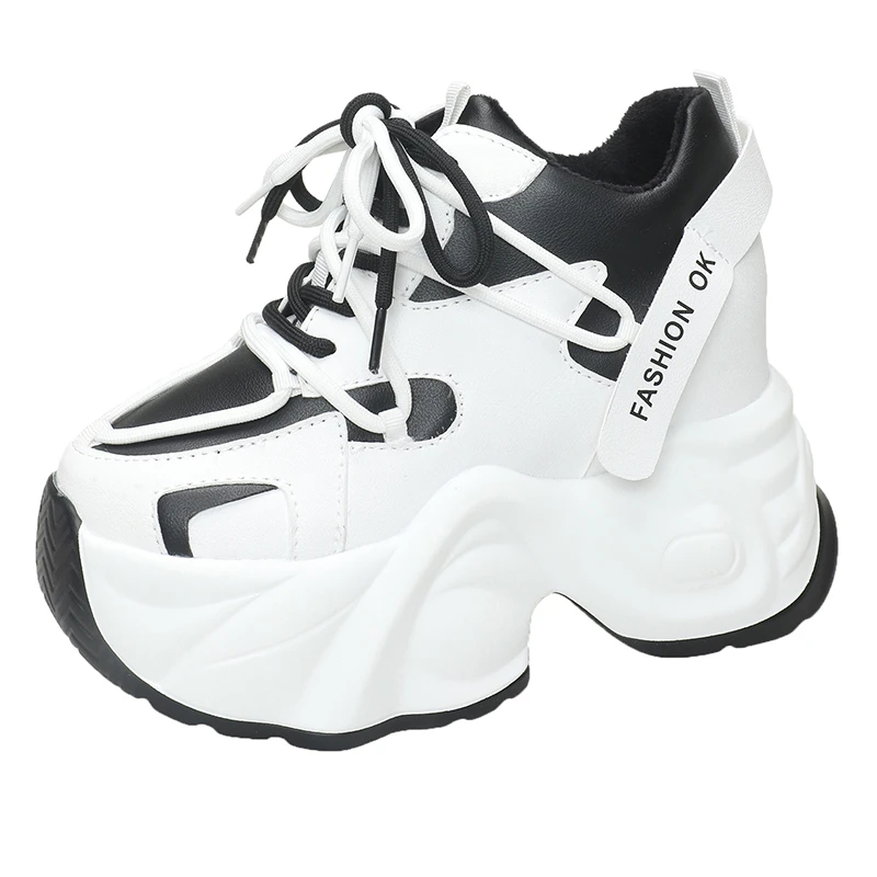 

Кроссовки женские зимние на меху, Нескользящие, 9,5 см