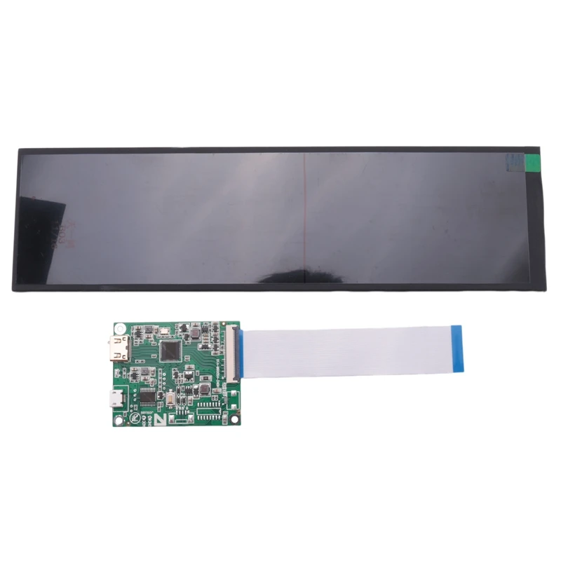 

8.8-Inch 1920X480 Resolution 600-Brightness Bar LCD Display, MIPI Interface, HSD088IPW1-A00 With Driver Board
