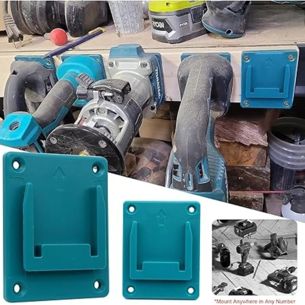 1-30Pcs Makita Bosch 18V Dewalt Milwaukee 드릴 배터리 브래킷 고정용 벽걸이형 전동 공구 홀더 기계 디스플레이 스탠드