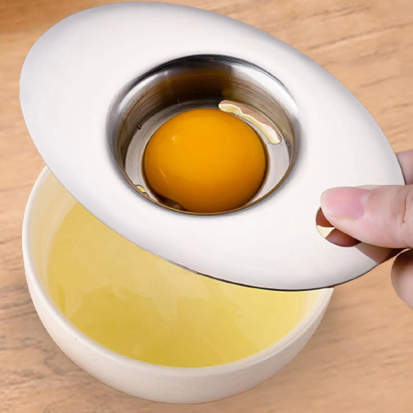 Egg Separator Sturdy Durable Easy to Clean 304 Stainless Steel Egg