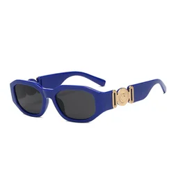 LONSY Women's Retro Fashion Square Sunglasses - Black Gradient, Big Frame Vintage UV400 Protection (As Picture)