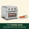 TOA-26 Compact Airfryer Toaster Oven, 1800-Watt Motor with 6-in-1 Functions and Wide Temperature Range, Air Fryer, Sta 3