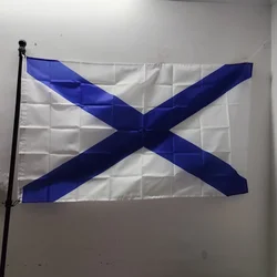 Durable Russian Military Polyester Flag 90x150cm - Saint Michael Saltire Design - 90 x 150cm