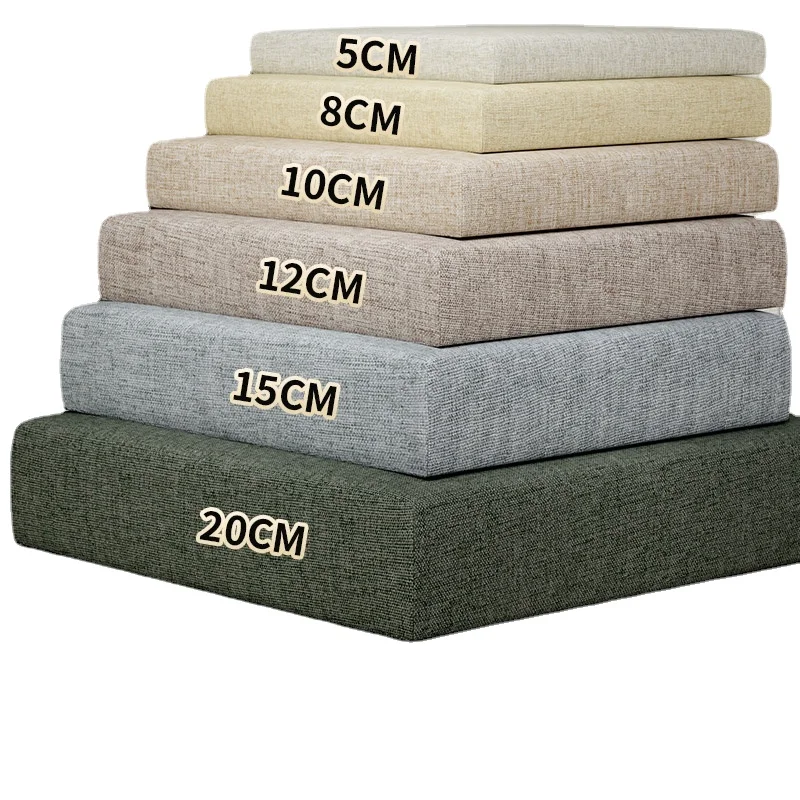 

Sofa Cushion Sponge Seat Pad Height Increasing Shoe Changing Stool Cushion Chair Cushion High Density Thickened Hardened
