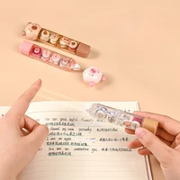 2 in 1 Correction Glue Tape Set for Kids Cute Cartoon Animal Capybara Gel Pen Correction Tape with Glue Dot Sticky Tape Gift 3