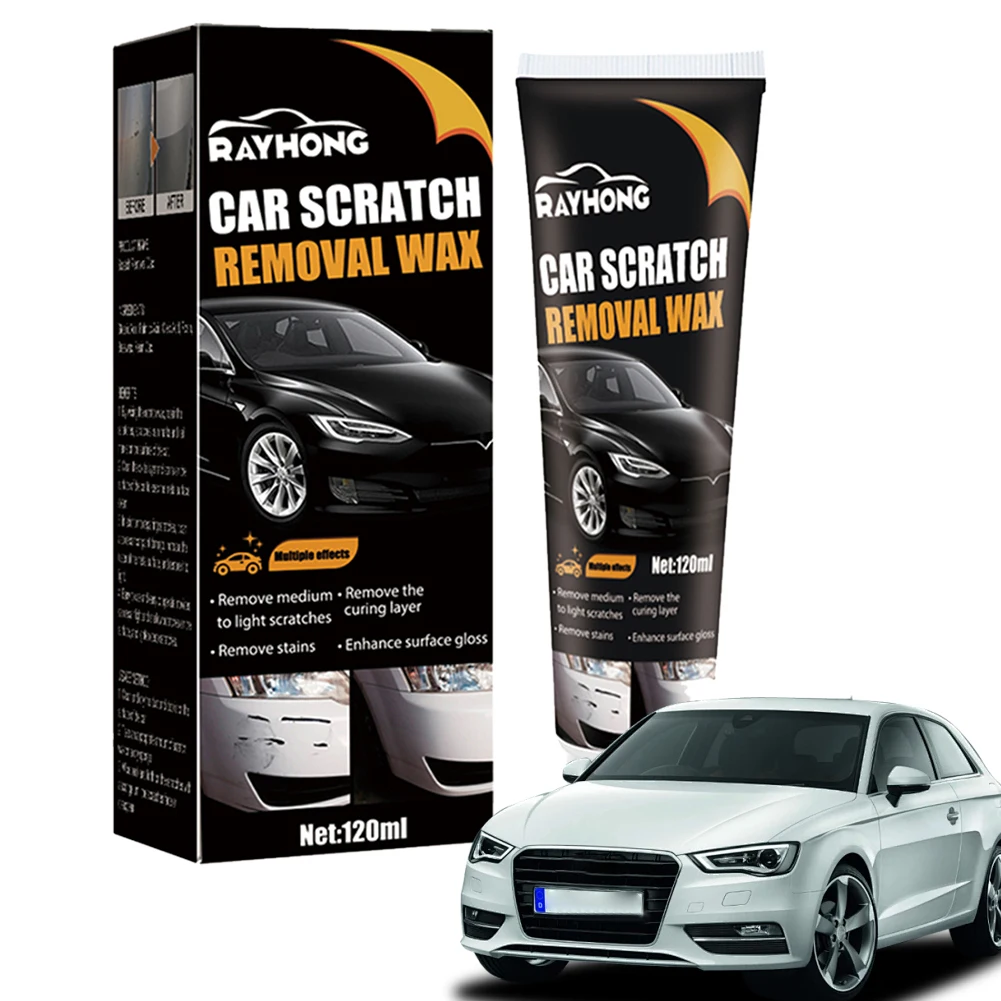 120ml Car Paint Protection Polishing Waterproof Automobile Glossy Shine Wax Anti-UV Car Paint Scratch Repair Cleaning Kit 6