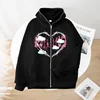Zipper Hoodie with Design Sense, Small and Popular Spicy Girl Open Coat, Street Trendy Casual Coat, 2024 4