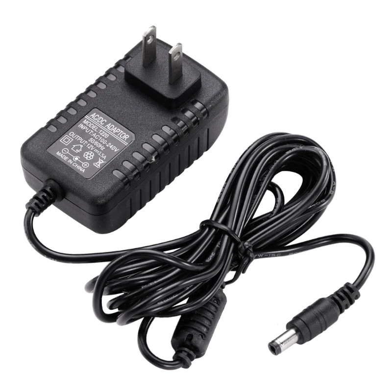 12V Keyboard Power Adapter for Yamahas Keyboard for YPG 235, PSR F51,etc