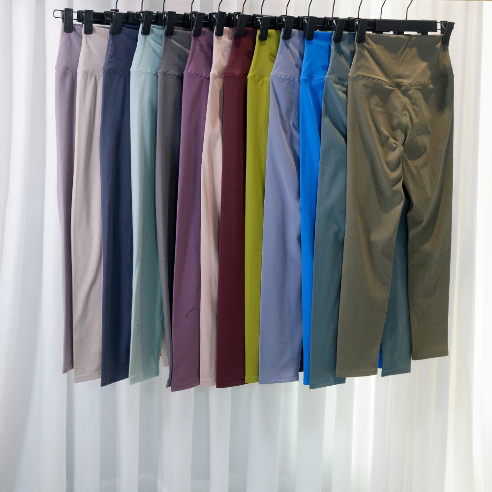 Yoga Pants High Elasticity No Embarrassing Lines Nine-Point Pants Quick-Dry Women's Hip-Lifting Tight Pants High-Waist Naked Fee 3