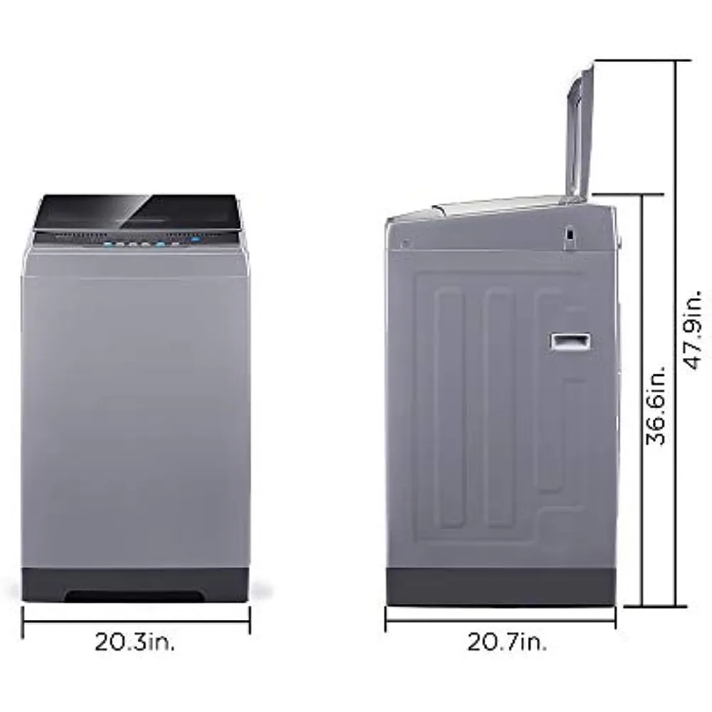 COMFEE’ 1.6 Cu.ft Portable Washing Machine, 11lbs Capacity Fully Automatic Compact Washer with Wheels 2