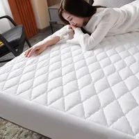 New Waterproof Mattress Cover Topper Washable Bed Cover Thickened Mattress Protector Cover Queen Size Bed Sheet Anti-mites Pad 4