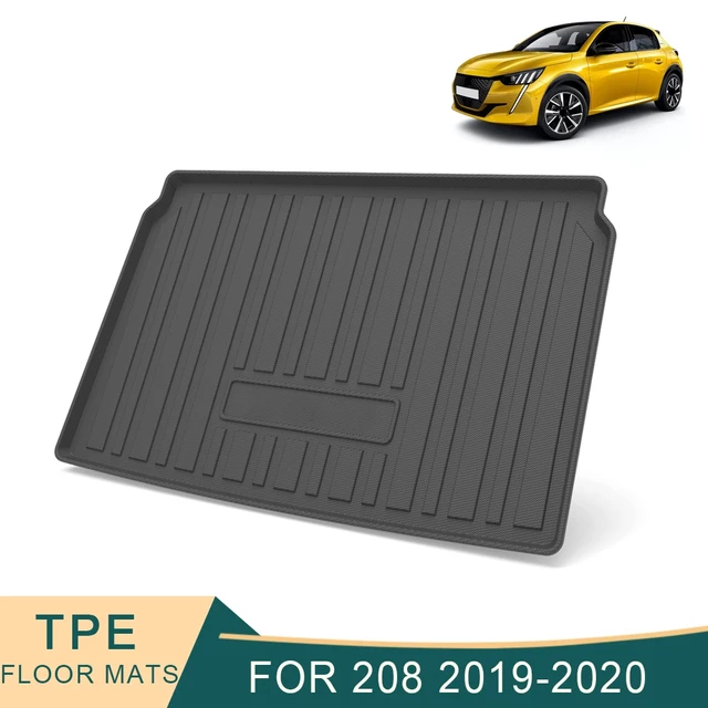 Per Peugeot 208 2019-2023 Cargo Liner All-Weather TPE tappetini antiscivolo  per bagagliaio tappetino per bagagliaio impermeabile - AliExpress