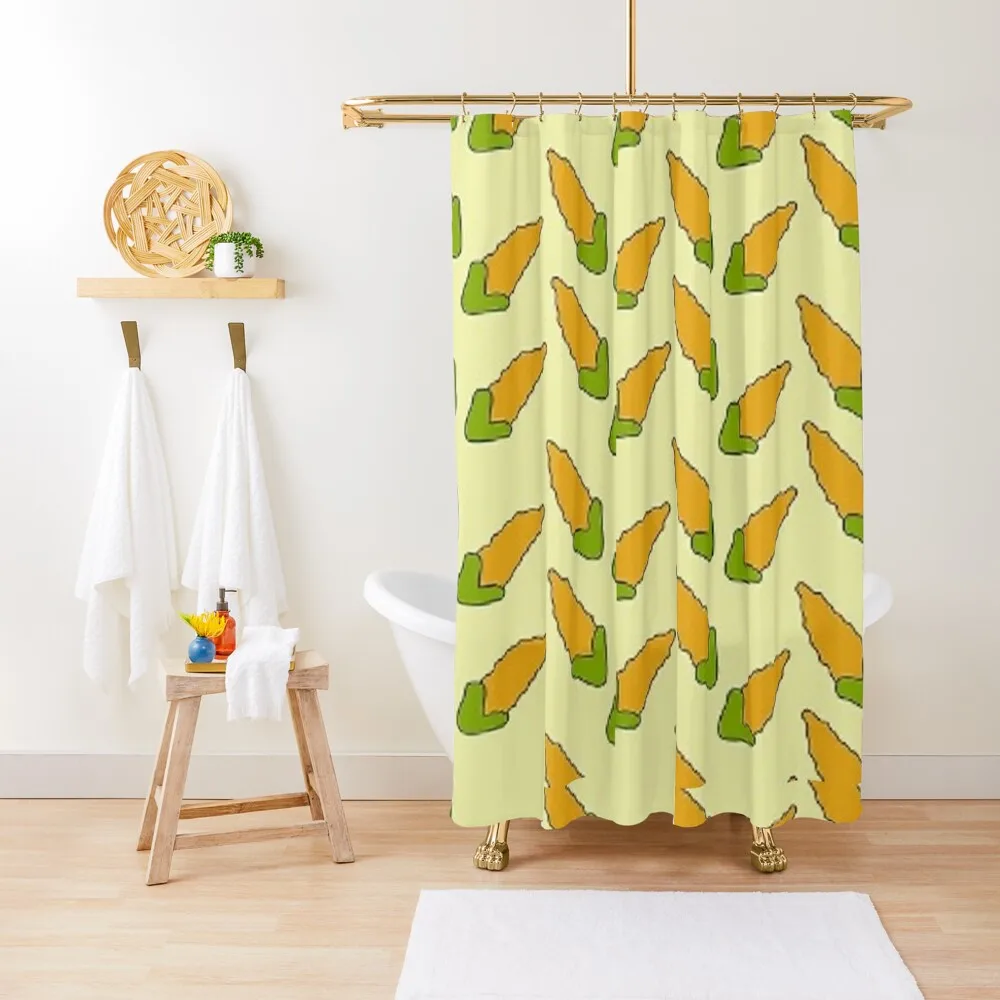 Marge Kitchen Corn on the Cob Curtains Shower Curtain Curtain Bathroom Shower Anti-Mold Waterproof Shower Curtain