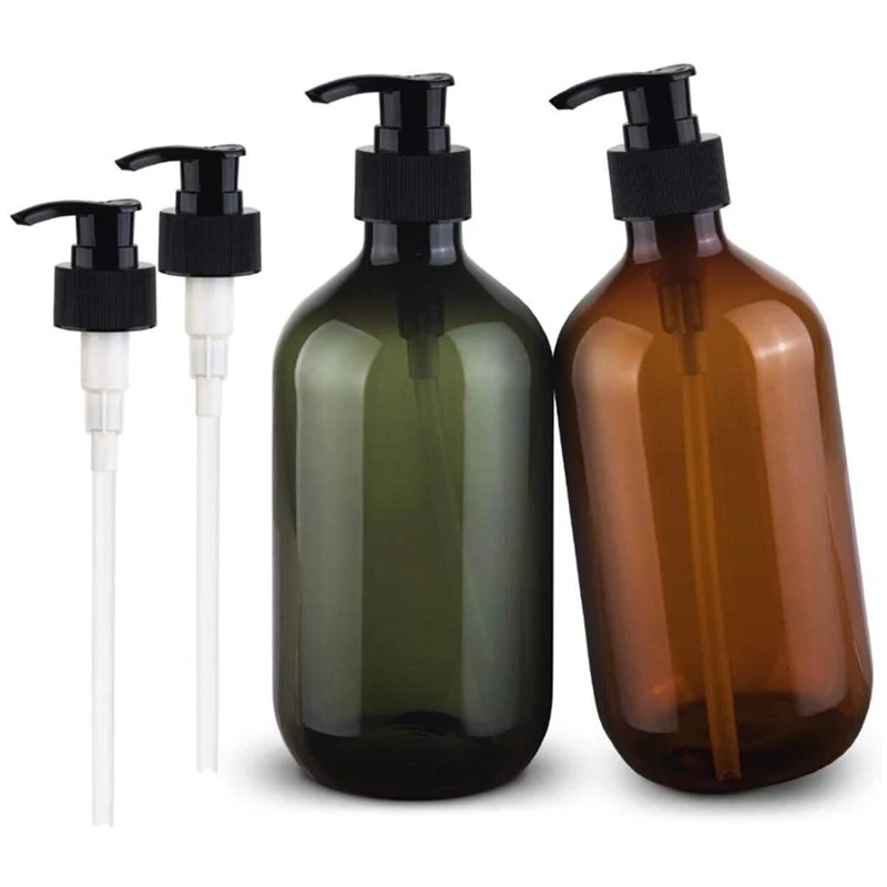 17Oz Soap Dispenser, Hand Dish Soap Dispenser For Kitchen Bathroom Countertop,Refillable Lotion Liquid Soap Pump Bottles