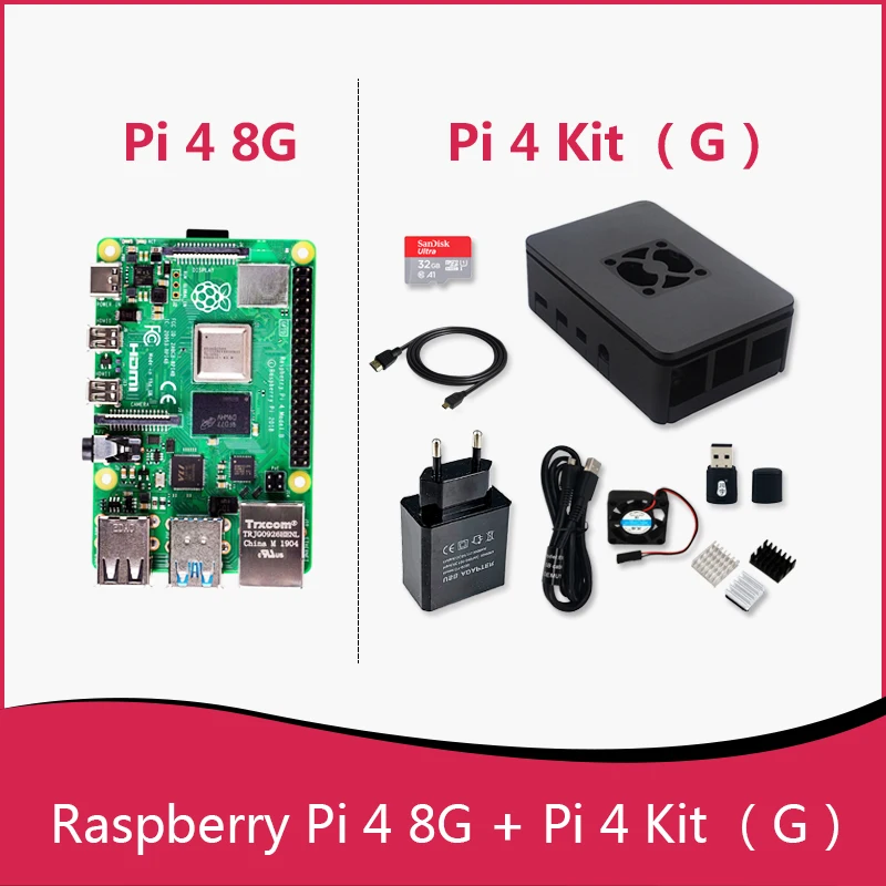 PROFICIENT Raspberry Pi 4 Model B Development Board Kit 