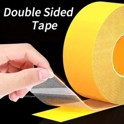 Heavy Duty Double - Sided Cloth Tape - High Adhesive, Waterproof, Translucent Mesh for 5M (5m)