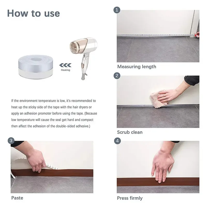 Rainproof Self-Adhesive Window Rubber Seal Strip – Windproof and Dustproof Sealing Tape